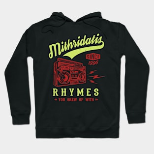 Rhymes You Grew Up With - Lime / Red Hoodie